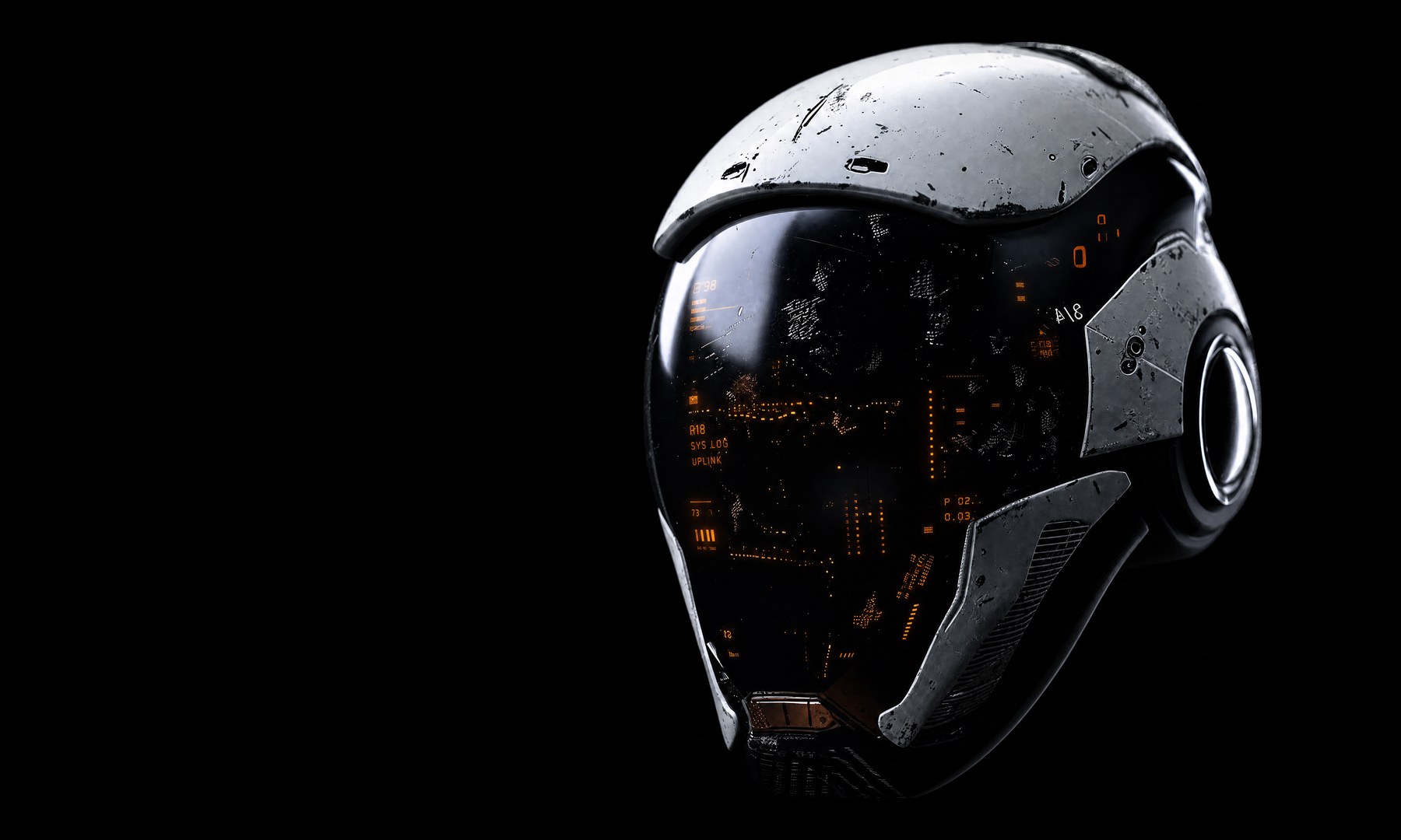 Neural Visor XV helmet, three-quarter front view