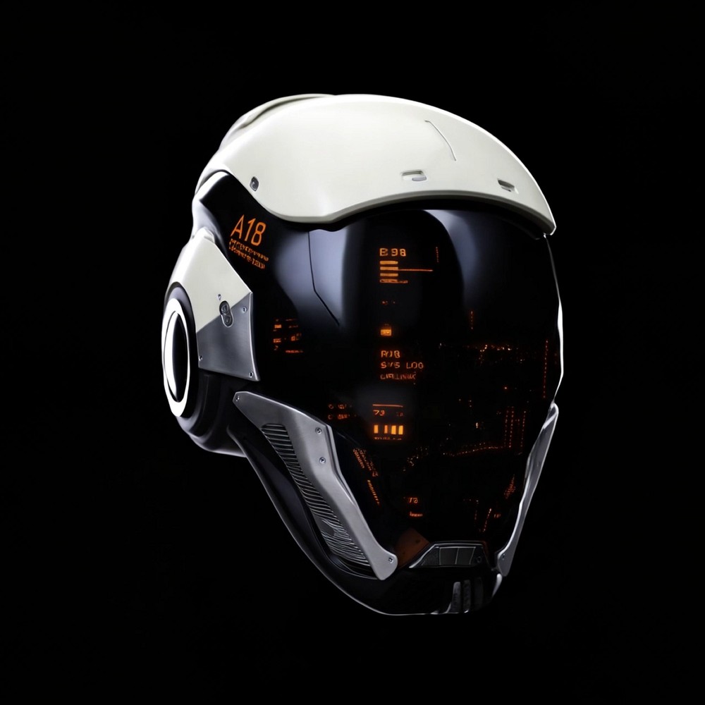 Neural Visor XV helmet, front three-quarter view